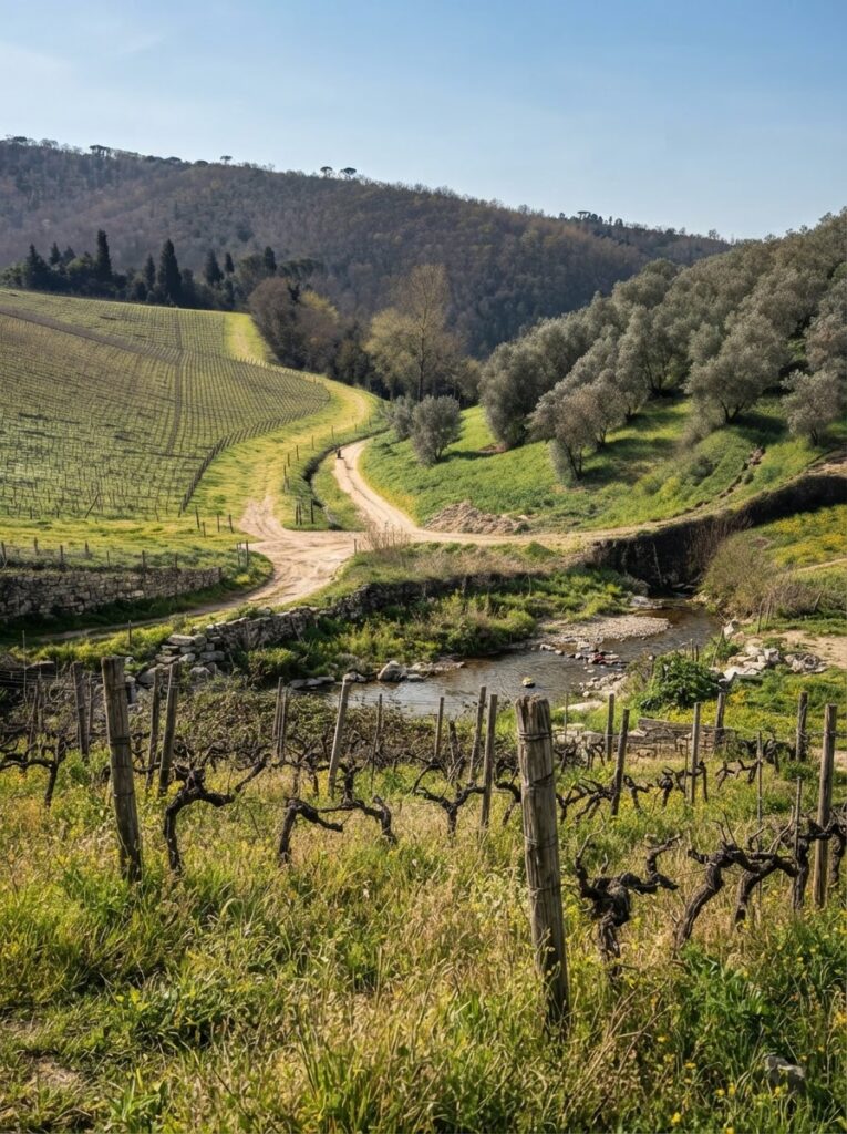 Il risveglio sulle colline del Chianti e i crinali infiniti​